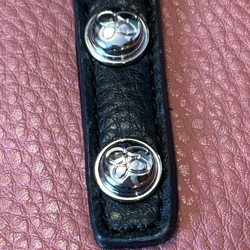 Jessica Simpson Elegant Colorblock Pink & Gray Women's Faux Leather Tote Bag EUC - Picture 7 of 15